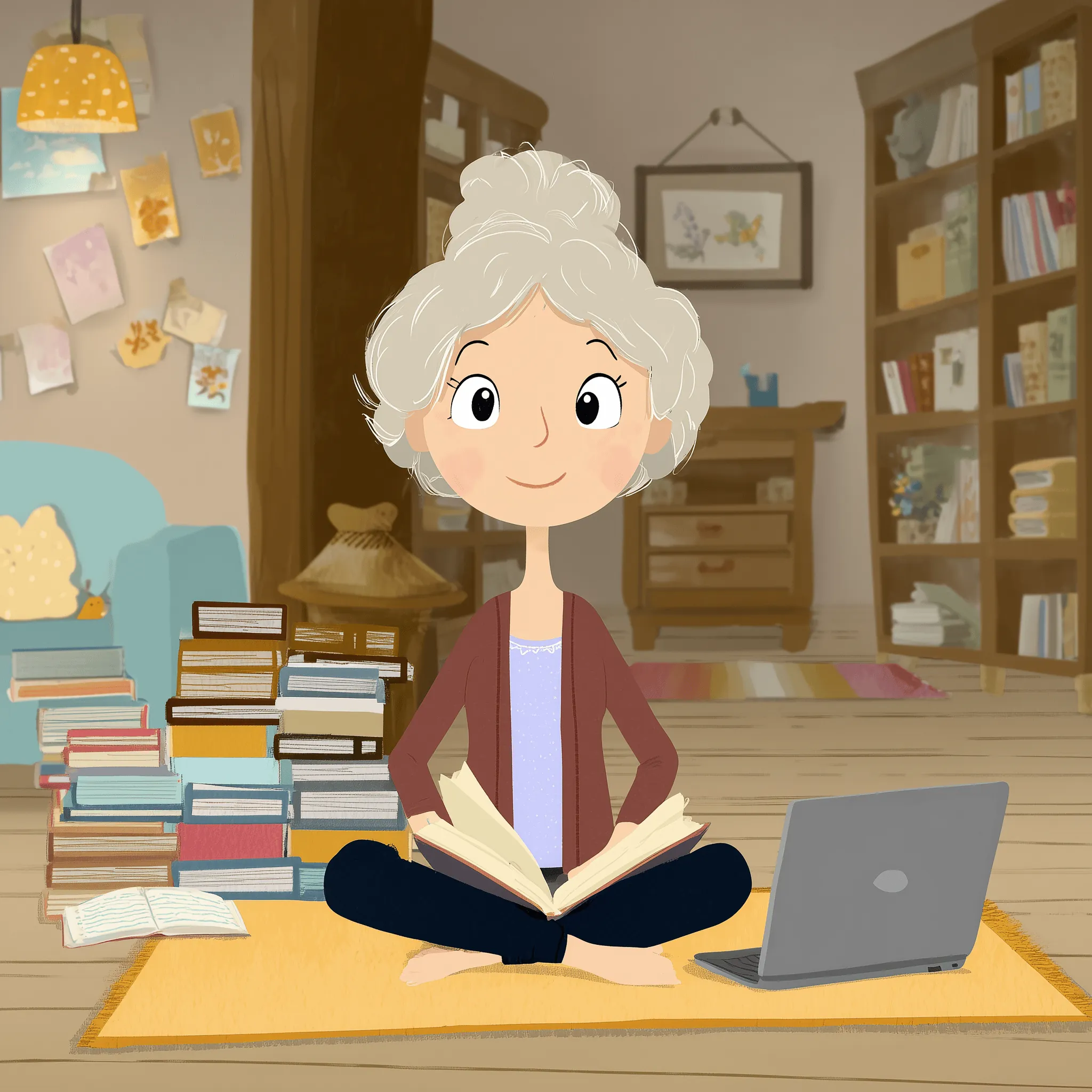 A beginner learning to read the Tibetan script at home
